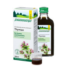 Salus Thyme Organic 100% Pure Fresh Plant Juice 200 ml
