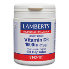 LAMBERTS - VIT. D 1000UI 120COMP. LAMBERT