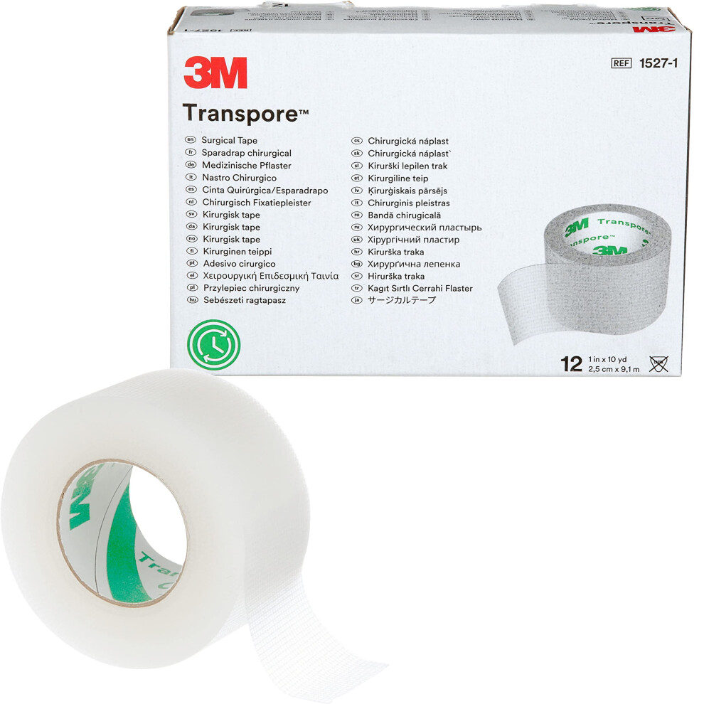 Transpore 3M 1527-1 Tape (Pack Of 12)