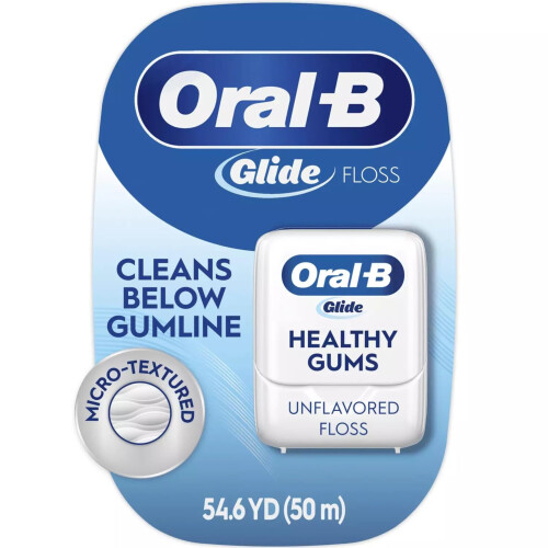 Oral-B Crest OB139SP Glide Floss, 50 Metre, Regular