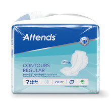 Attends Contours Regular 7, 112 Units (4 Packs of 28) 201275