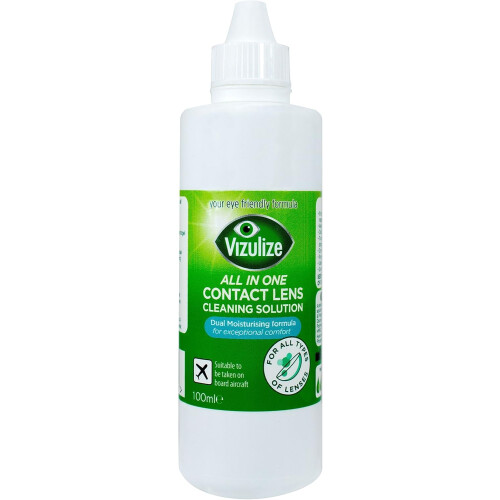 Vizulize All In One Contact Lens Solution Travel Pack 100ml
