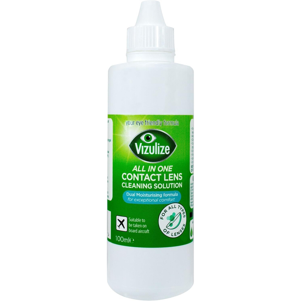 Vizulize All In One Contact Lens Solution Travel Pack 100Ml