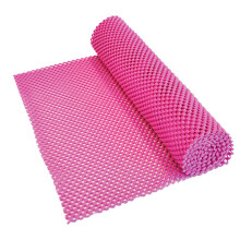 Aidapt Non Slip Pink Easy to Cut 150x30 cm Fabric Mat Ideal for Lining Draws, Shelves, and Work Tops