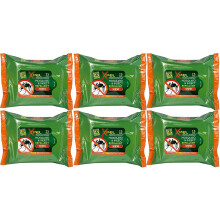 Xpel Insect Mosquito REPELLENT WIPES Tropical Formula 25 wipes (6)