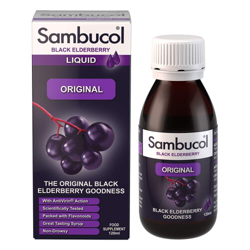 Sambucol Black Elderberry Original Liquid, 120 ml