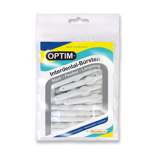 Stoddard OPTIM Interdental Brushes Pack of 16 White 0.35 mm Size 00
