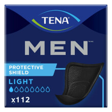 TENA Incontinence Guards for Men, Very Light Absorbency - 14 Count (Pack of 8)
