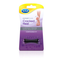 Scholl ExpertCare Cracked Heel Roller Head Refill - Use with Scholl Electronic Foot File and Pedi Systems - 1 Roller