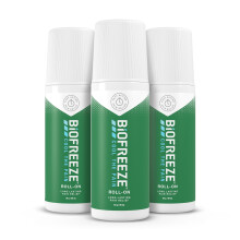 Biofreeze Roll On, 89ml X 3, Arthritis Pain Relief, Neck Pain Relief, Back Pain, Joint Pain, Knee Pain, Easy Application, Cryother