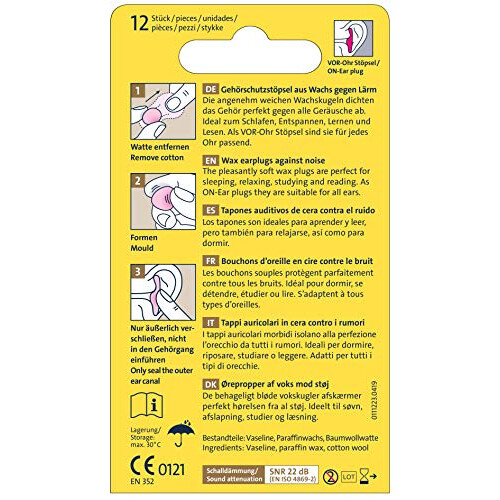 Ohropax Classic Earplugs - 6 Pairs 2