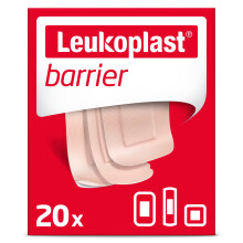 Leukoplast Barrier - Non-Sterile Wound Dressing Strips with Protective Barrier Against Bacteria and Dirt - Breathable and Waterpro
