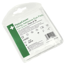 Safety First Aid Group Group HypaCover Sterile Adhesive Eye Pad, 5.8 x 8.2cm (Pack of 10)