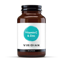 Viridian - Vitamin C 500mg & Zinc - 90 Caps | Tri-Mineral Ascorbate Formula | Buffered with Magnesium, Zinc and Calcium | Supports