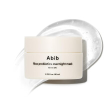 Abib Rice Probiotics Overnight Mask Barrier Jelly 2.7 fl oz I | Korean Overnight Sleeping Mask Cream Moisturizer for Glass Skin Sl