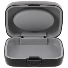 Beavorty Hearings Aid Case Hard Portable Earphone Protective Case Hearings Aid Storage Box for Hearings Aid Black