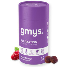 Gmys. - Relaxation Bedtime Sleep Aid - Montmorency Cherry Tart Extract and More - Sleep Gummies with a Calming Blend of L-Theanine