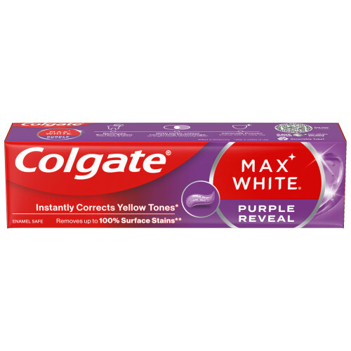 Colgate Colgate Toothpaste Max White Purple 75ml