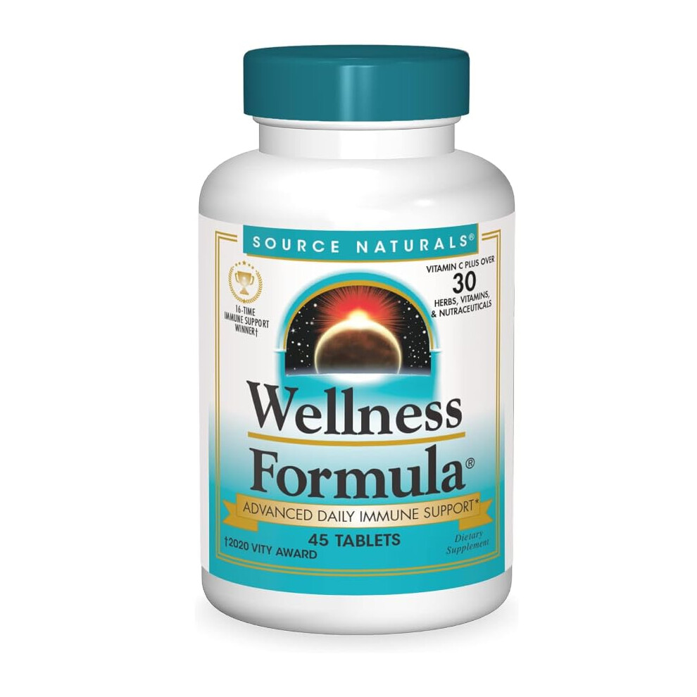 New Immune Support & Wellness Natural Source Tablets, 45 Tablets