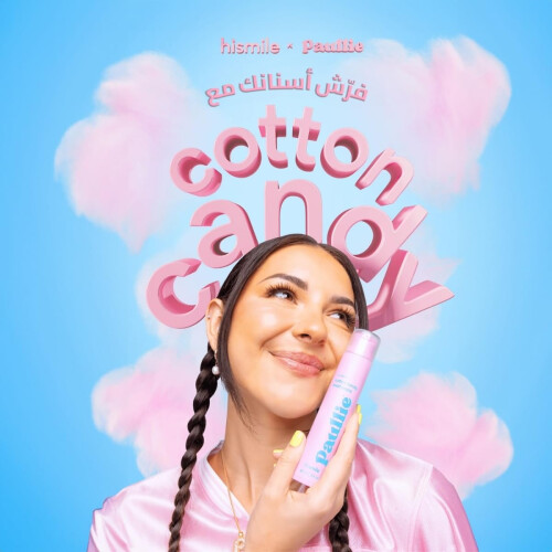 Hismile x Paullie Cotton Candy Flavoured Toothpaste 1