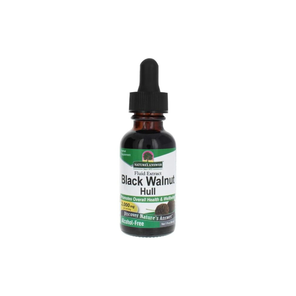 New Black Natureanswer's Walnut Hull, 2000 Mg, 30 Ml