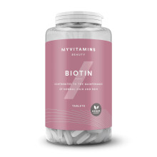 Myprotein Biotin Tablets | 1000mcg Vitamin B7 | Supports Hair, Skin, Metabolism & Psychological Function | 90 Tablets | Essential