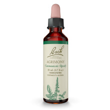 Bach Original Flower Remedies (Agrimony) Stand Your Ground, Communicate Openly, Emotional Wellness, Natural Flower Essence, 20ml