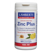 Lamberts Zinc Plus Lozenges – with Vitamin C and Propolis – Immune & Throat Support – 100 Lozenges