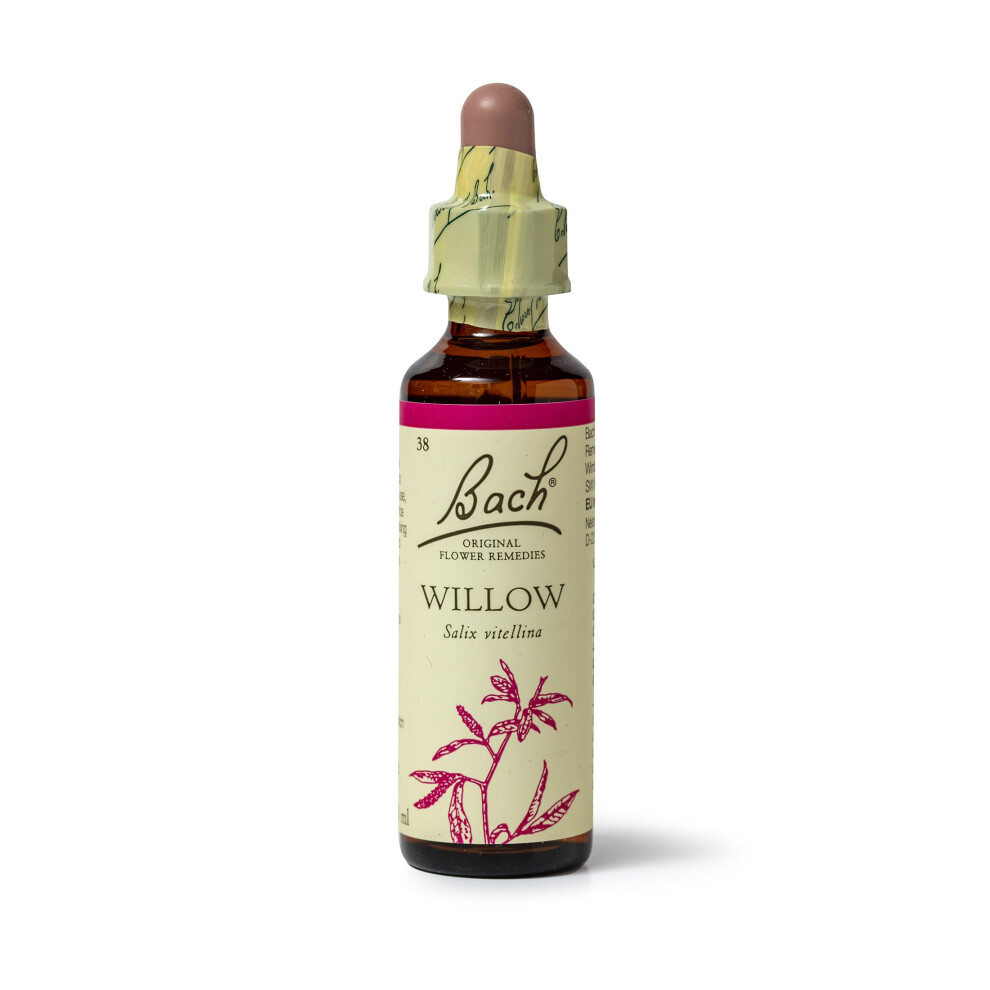 Bach Flower Remedies Bach Original Flower Remedies (Willow) Find Joy & Hope, Forgive & Forget, Emotional Wellness, Natural Flower Essence, 20Ml