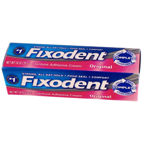 Fixodent Fixodent Denture Adhesive Cream Original, Original 1.4 Oz 1