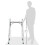 Drive Devilbiss Folding Lightweight Aluminium Walking Frame with Wheels 6