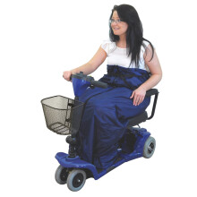 Aidapt Fleece Lined Scooter Cosy 100% Waterproof Mobility Wrap, Rainproof, Warm, Snug Fit, Polar Fleece, Foot and Lower Body Prote