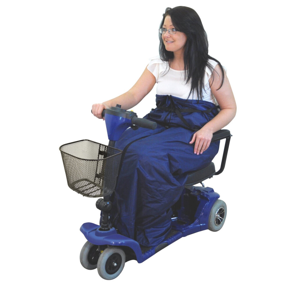 Aidapt Fleece Lined Scooter Cosy 100% Waterproof Mobility Wrap, Rainproof, Warm, Snug Fit, Polar Fleece, Foot And Lower Body Prote