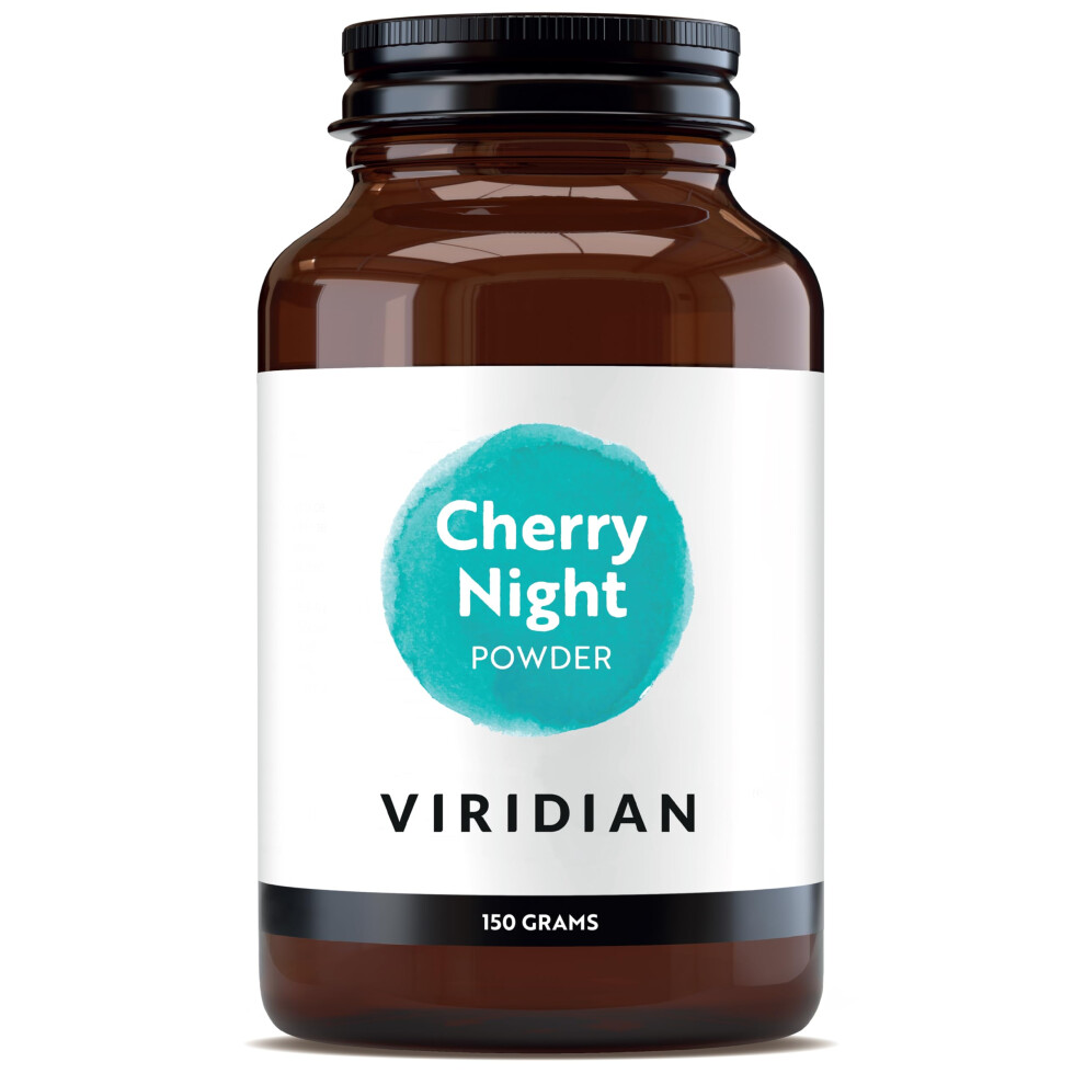 Viridian - Cherry Night Powder, 150G | Natural Bedtime Tonic | With Morello Cherries, Glycine & Magnesium | Tiredness & Fatigue |
