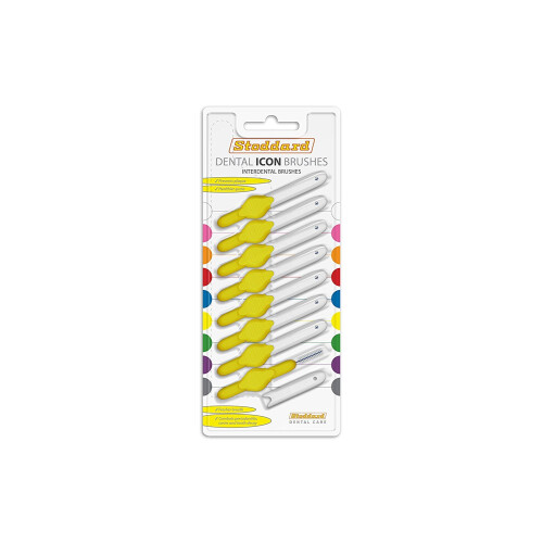 Stoddard Icon Interdental Brush - 0.7 Yellow - 8 per Pack