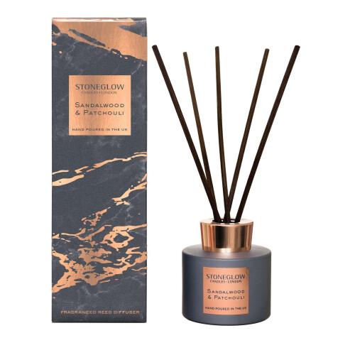 Stoneglow Stoneglow Reed Diffuser Luna Collection Sandalwood & Patchouli 120ml