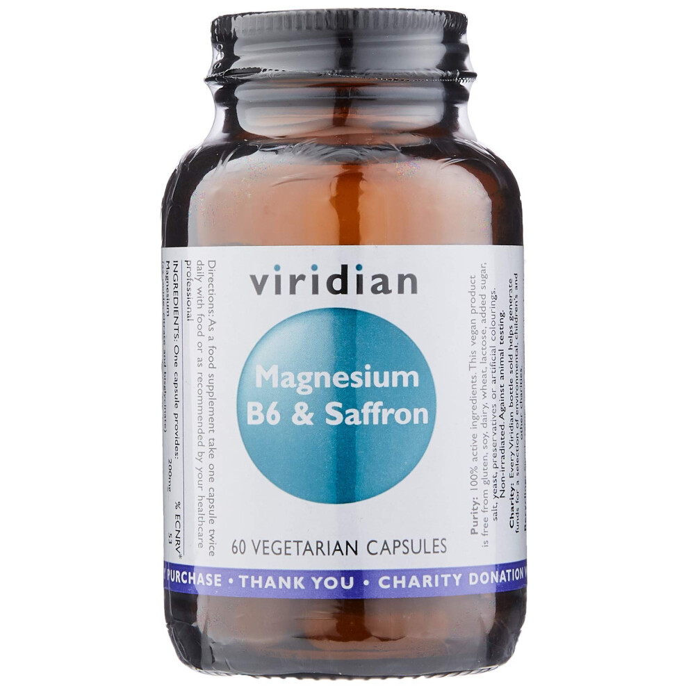 Viridian Magnesium B6 & Saffron