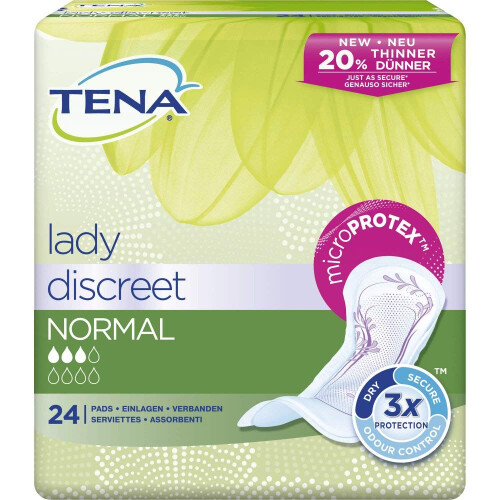 Tena TENA Lady Normal Discreet Liners Pack of 24