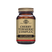 Solgar Cherry Turmeric Complex Vegetable Capsules - Pack of 60 - Antioxidant and Anti-Inflammatory Properties - for Daily Wellbein