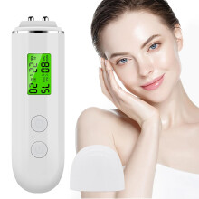 Skin Moisture Analyzer with Digital LCD, Precise Hydration and Oil Tester for Facial Skin Care