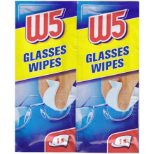 CLEANING WIPES (1 Box - 52 items) Suitable to Clean glasses, cameras, binoculars, car mirrors, helmet visors, computer screens, te