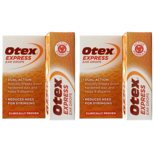 Otex Express Ear Drops 10ml - Pack of 2