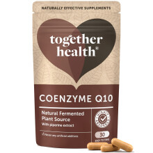 Coenzyme Q10 – Together Health – Ubiquinone CoQ10 – Naturally Fermented 95% Piperine – Vegan Friendly – Made in The UK – 30 Vegeca
