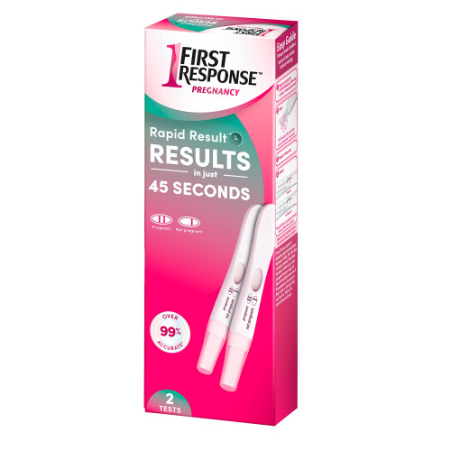 First Response Rapid Result Pregnancy Test, Pack of 2 1