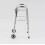 Drive Devilbiss Folding Lightweight Aluminium Walking Frame with Wheels 3