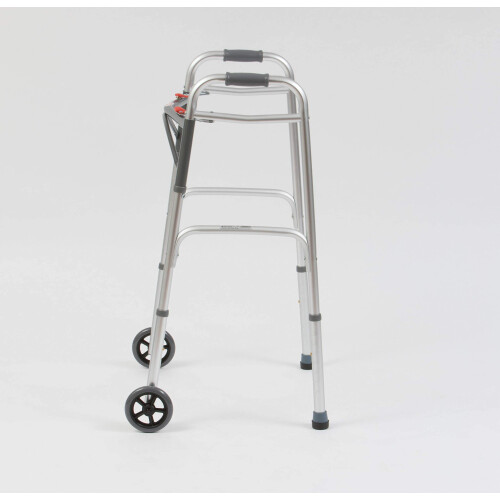 Drive Devilbiss Folding Lightweight Aluminium Walking Frame with Wheels 2