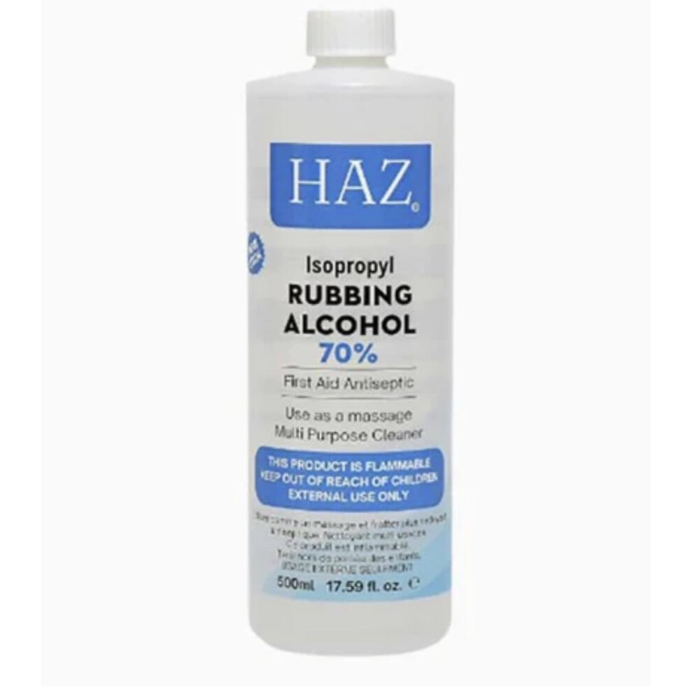 Haz 500 Ml Isopropyl Rubbing Alcohol First Aid Anti Septic