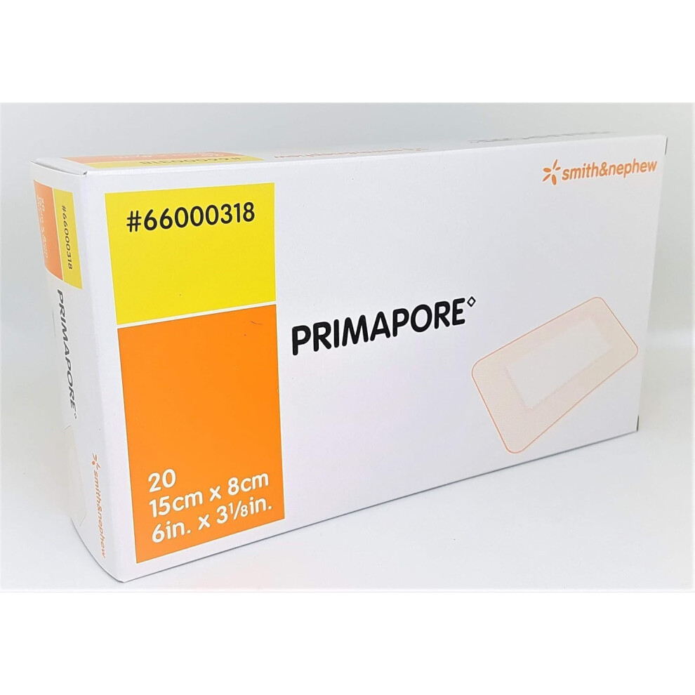 Medisale Ltd Primapore Wound Dressing 15Cm X 8Cm Pack Of 10