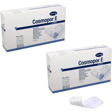 Cosmopor E- Adhesive Sterile Wound Dressing 8cm X 15cm 25'S (Pack of 2)