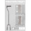 Aidapt Small‑Base Quad Cane/Tetrapod – Height‑Adjustable Walking Stick with Non‑Slip Rubber Ferrules, 10 Height Settings for Extra 3
